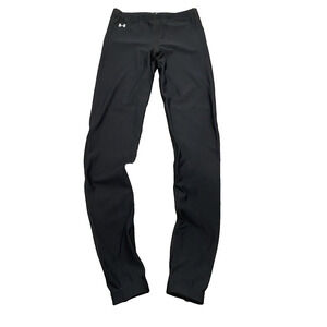 Under Armour Womens Size Small Black Base Layer Leggings Stretchy Full Length UA